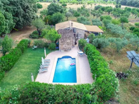 Maison en pierre Búger, jardin et piscine : photo 8