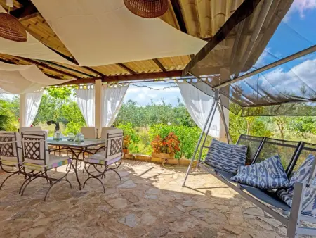 Maison en pierre Búger, jardin et piscine : photo 17