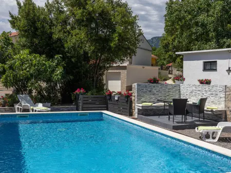 Maison 2 chambres piscine et vue mer à Crikvenica : photo 9