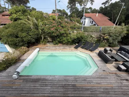 Capbreton : Villa pour 10 pers avec piscine chauffée et jacuzzi - Photo 25