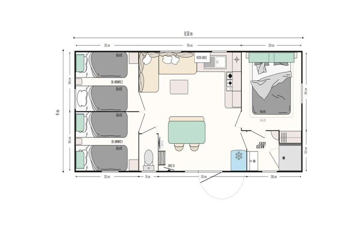 Cordelia Lodges, mobil-home 6 pers. à Ravels - Photo 23