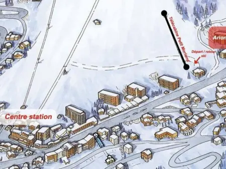 Appartement cosy 39 m² avec ascenseur à Courchevel 1650 : photo 10