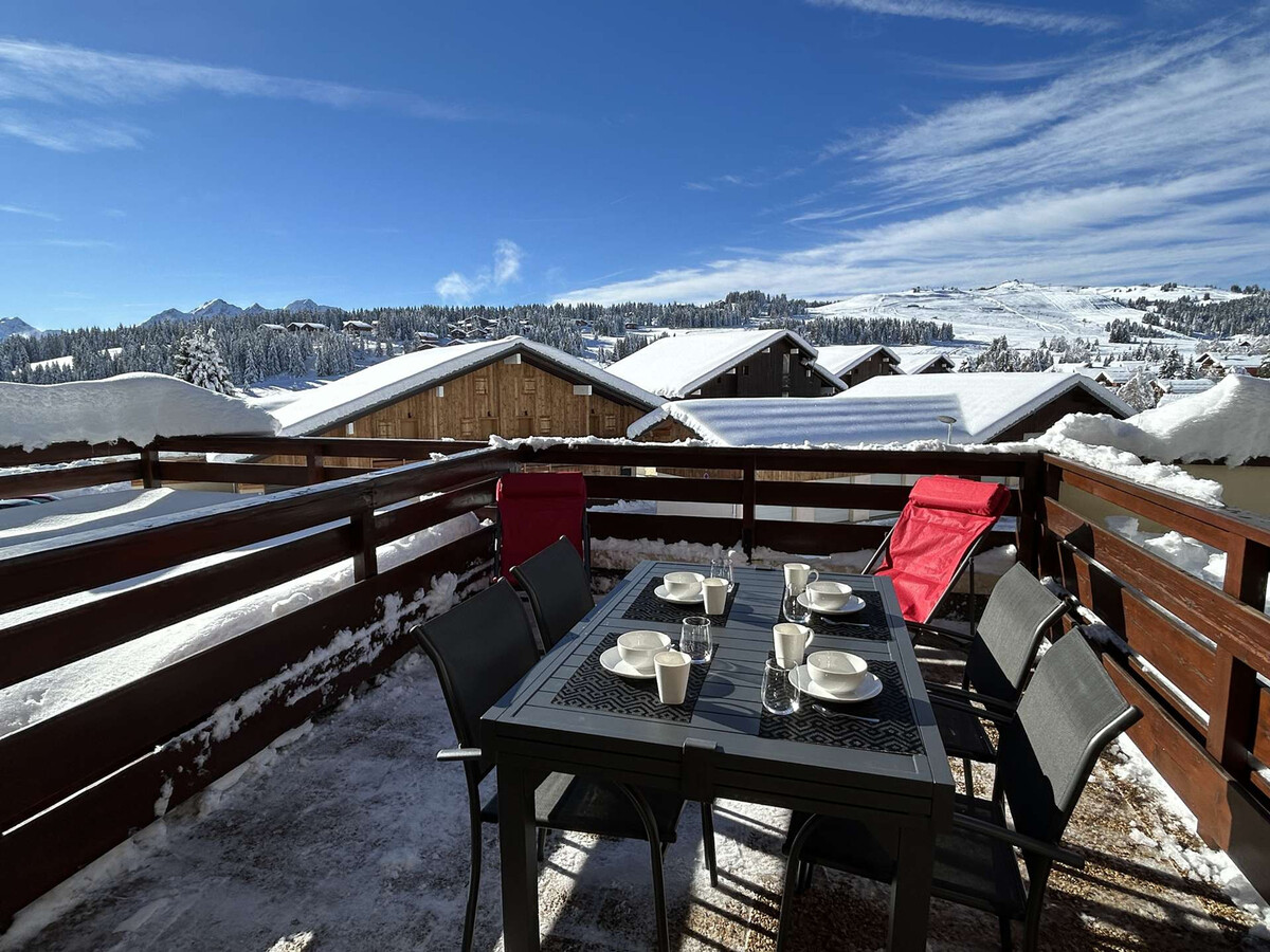 Studio cabine rénové aux Saisies, terrasse 15m² - Photo 11