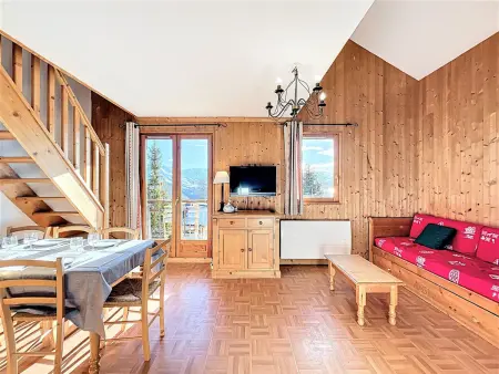 Location appartement à La Toussuire, Duplex spacieux avec balcon et vue montagnes à La Toussuire