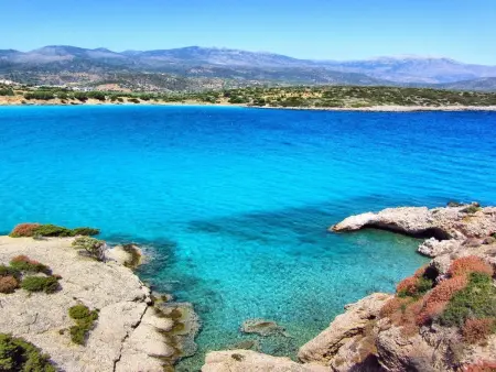 Olive Green  mit Blick auf das Wasser, Location Maison 8 personnes à Agios Nikolaos (Crete) - Photo 12