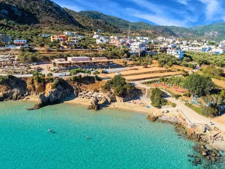 Olive Green  mit Blick auf das Wasser, Location Maison 8 personnes à Agios Nikolaos (Crete) - Photo 19