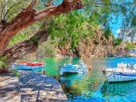 Olive Green  mit Blick auf das Wasser, Location Maison 8 personnes à Agios Nikolaos (Crete) - Photo 20