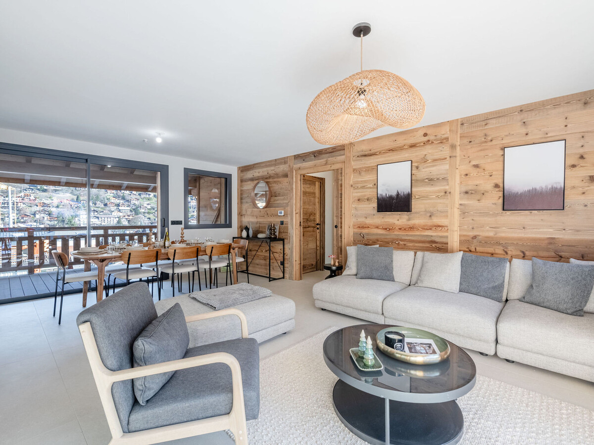 Appartement 5 chambres au pied des pistes Pleney, parking - Photo 2