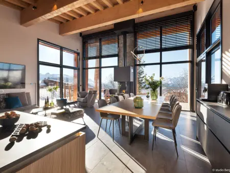 Location chalet à Les Arcs 1800, Chalet de luxe aux Arcs 1800 avec espace bien-être
