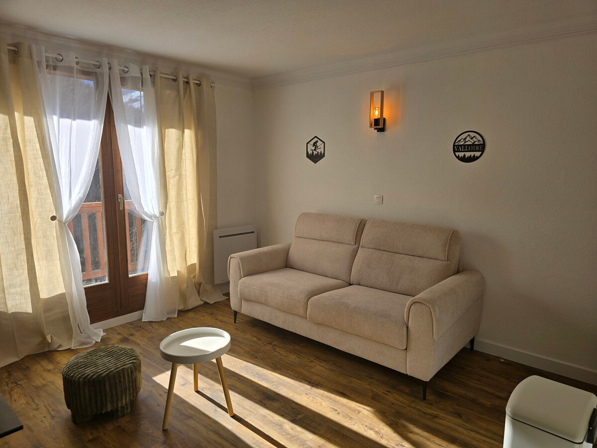 Appart 6 pers à Valloire, balcon sud, accès piscine - Photo 1