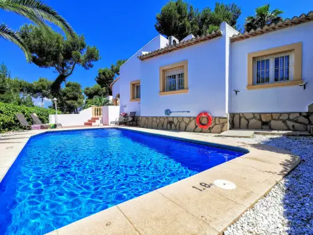 Location villa à Xàbia, Villa neuve à Jávea pour 4 pers. avec piscine privée, terrasse, clim, proche des promenades