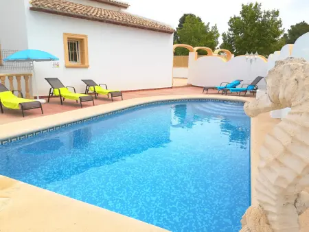 Villa Nispero à Xàbia : piscine privée, 4 chambres, parc enfants : photo 2