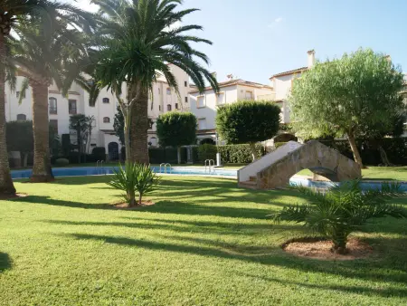 Location appartement à Xàbia, Appartement à Jávea avec piscine commune, parfait pour 3 personnes