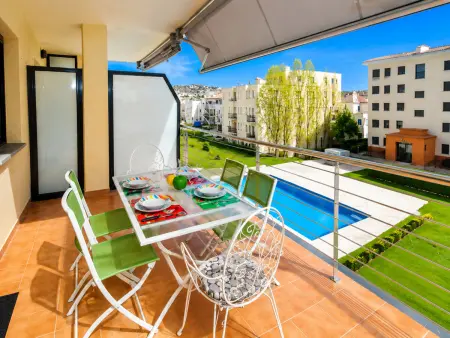 Appartement 2 chambres Roses, 50 m plage, piscine : photo 19