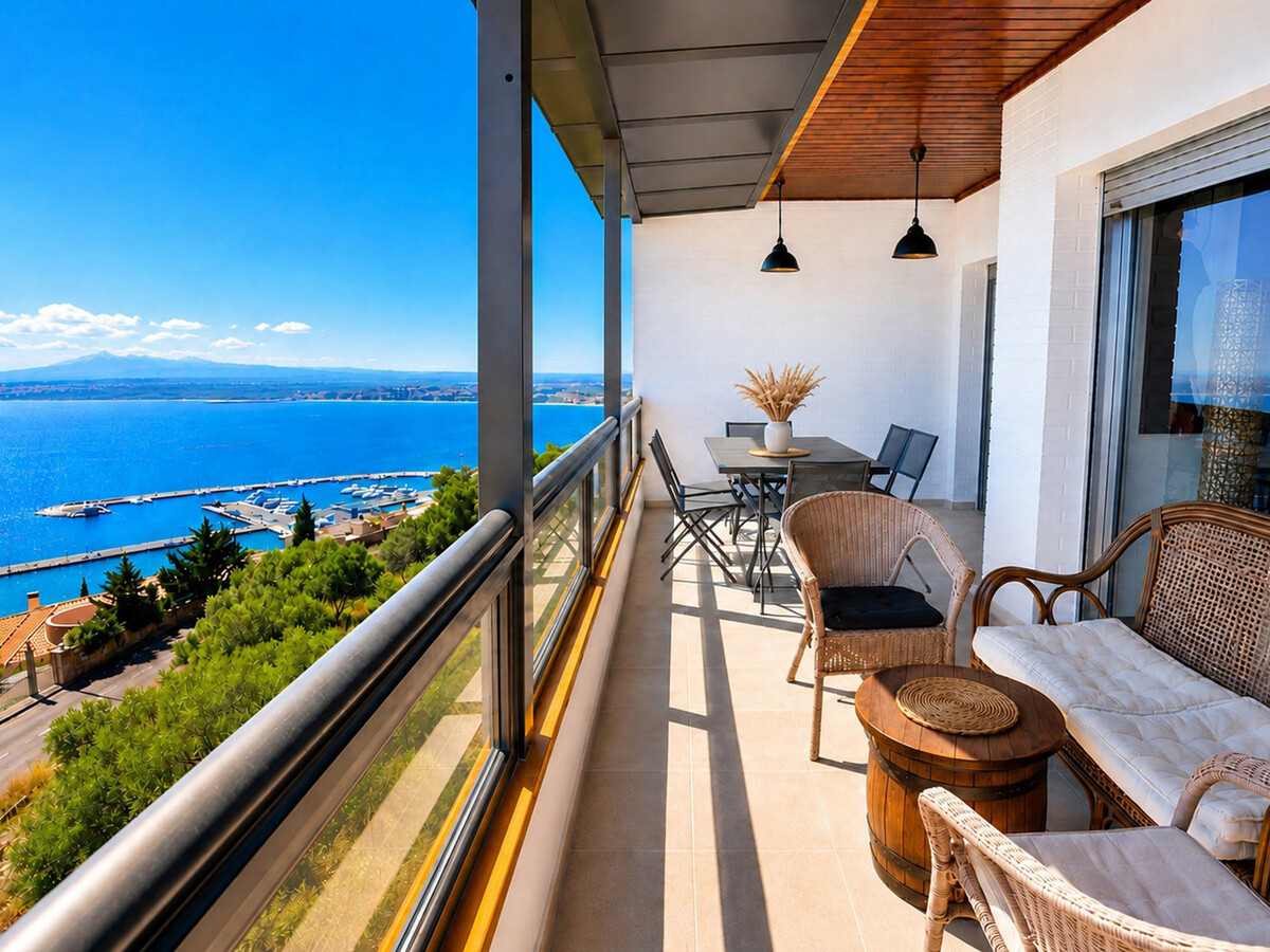 Appartement 75 m² vue mer et montagne à Roses - Photo 20