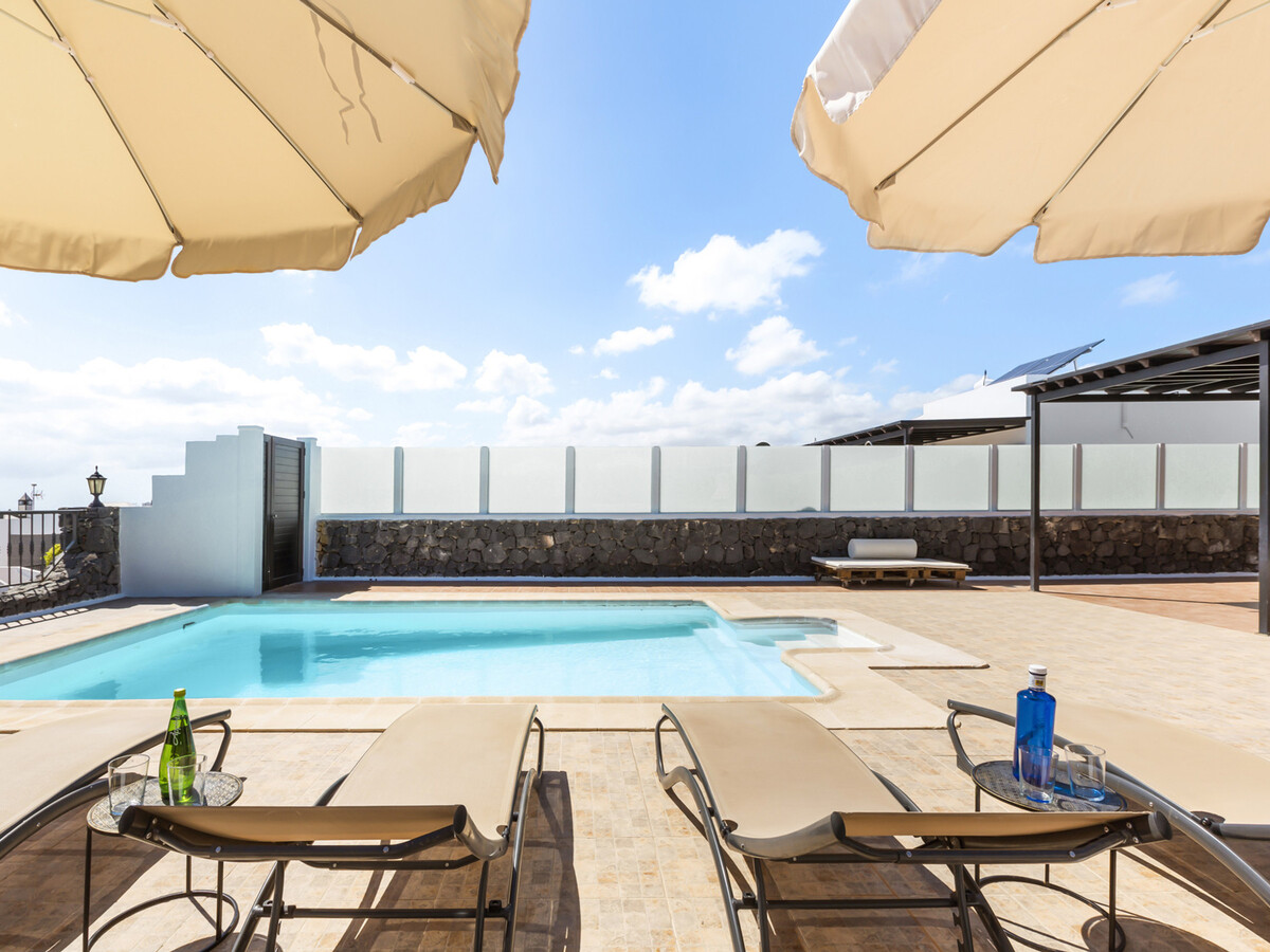 Villa 6 pers. à Tías : piscine chauffée et vue mer - Photo 24