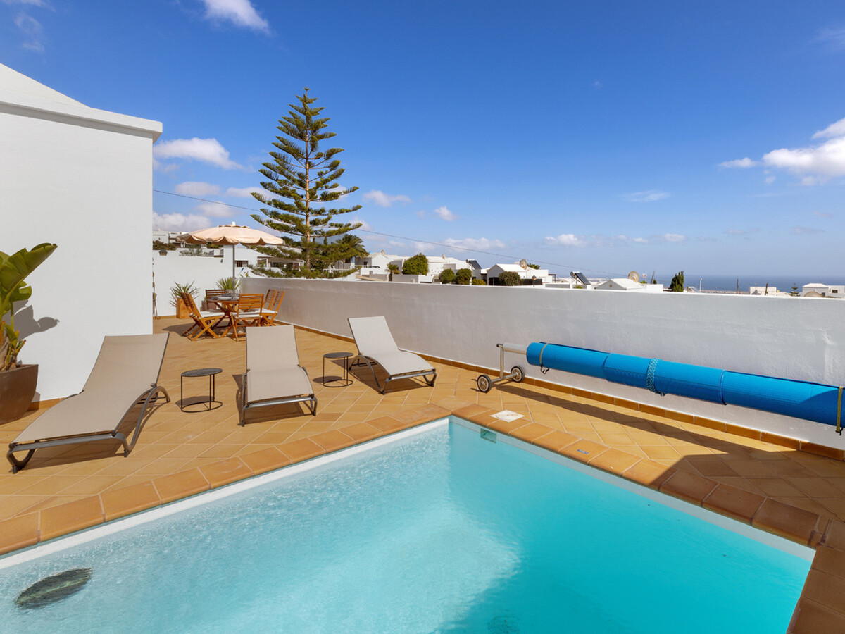 Villa Tías 3 ch, piscine privée chauffée face à la mer - Photo 8