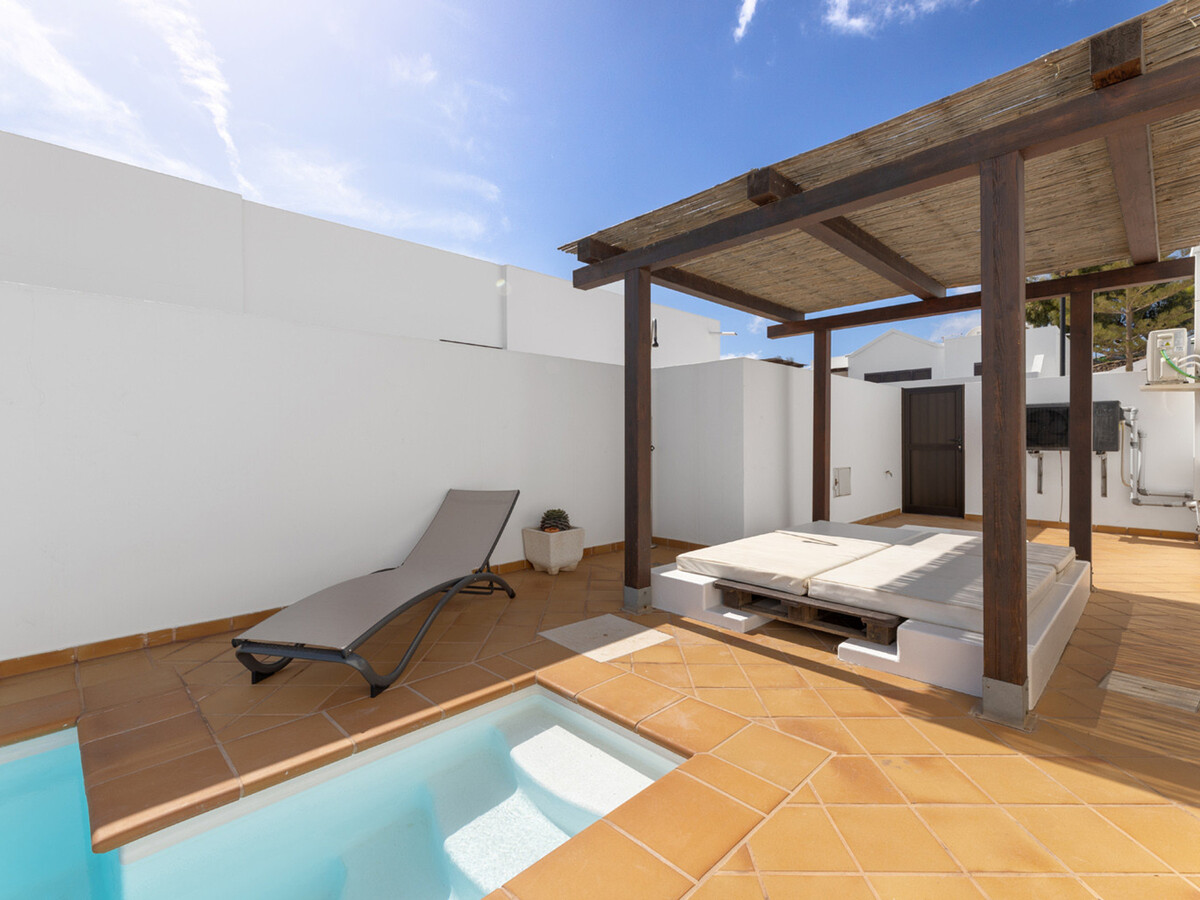 Villa Tías 3 ch, piscine privée chauffée face à la mer - Photo 21