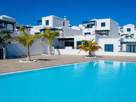 Maison 4 pers. Playa Blanca, terrasse vue mer et piscine : photo 8