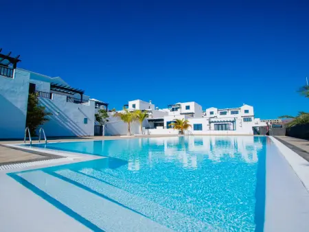 Maison 4 pers. Playa Blanca, terrasse vue mer et piscine : photo 12
