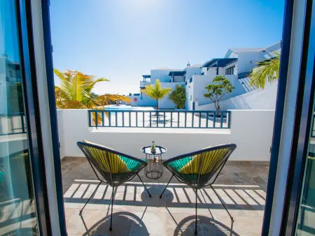 Maison 4 pers. Playa Blanca, terrasse vue mer et piscine : photo 21