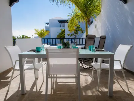 Maison 4 pers. Playa Blanca, terrasse vue mer et piscine : photo 27