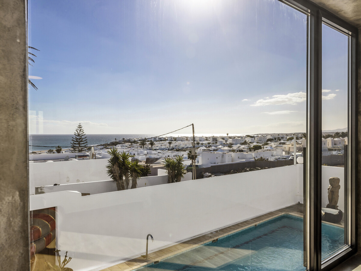 Villa Atlántico : chalet 2 ch, piscine eau salée et vue mer à Arrecife - Photo 13