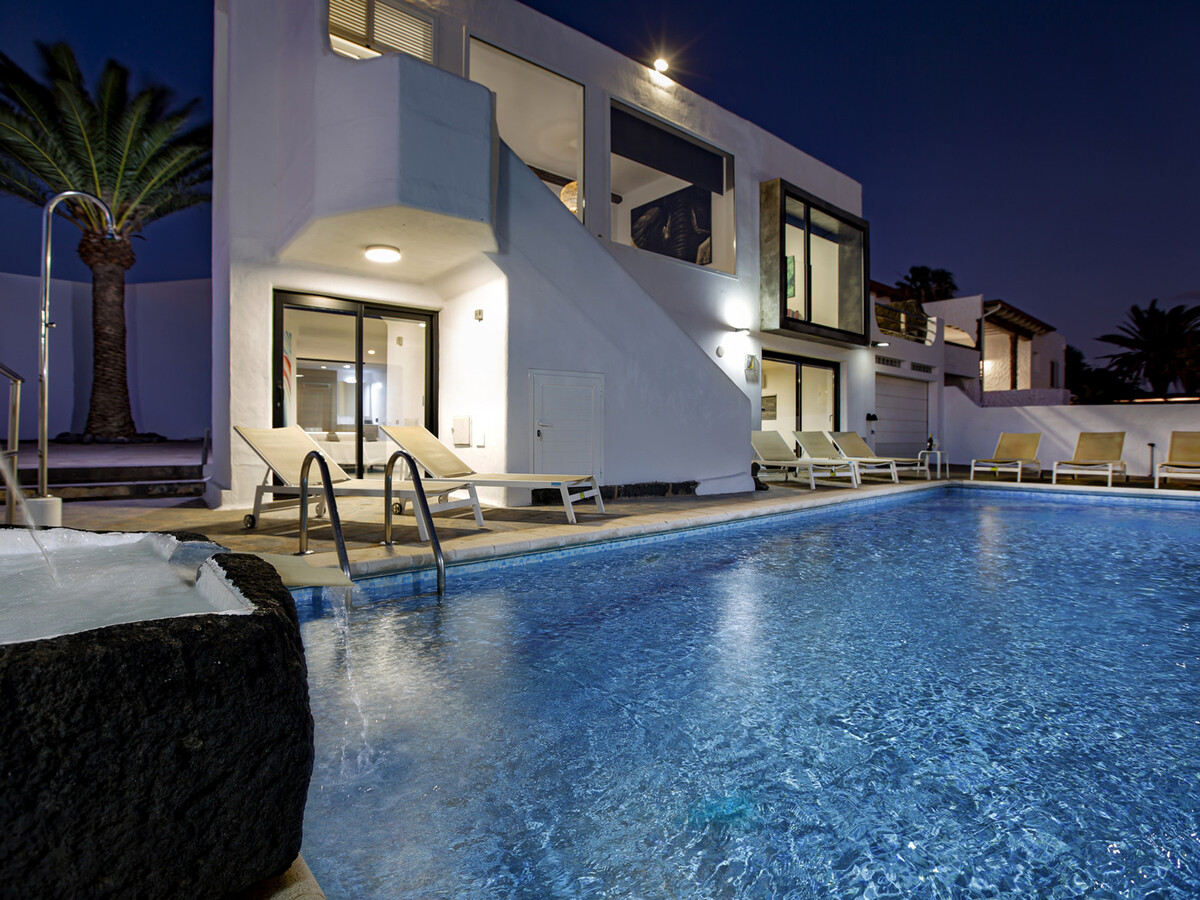 Villa Atlántico à Arrecife : 8 pers, piscine eau salée - Photo 12