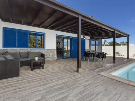 Villa 3 chambres piscine chauffable à Playa Blanca : photo 18