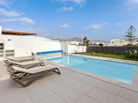 Villa 4 chambres avec piscine chauffée à Playa Blanca : photo 14
