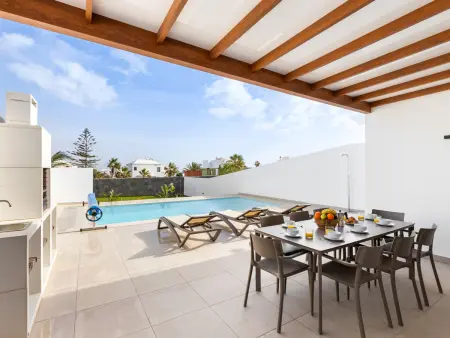 Villa 4 chambres avec piscine chauffée à Playa Blanca : photo 21