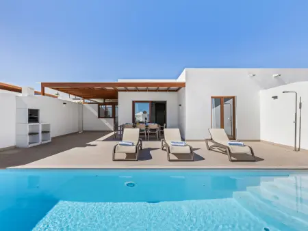 Villa 4 chambres avec piscine chauffée à Playa Blanca : photo 34