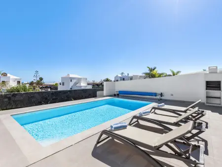 Villa 4 chambres Playa Blanca, piscine chauffée privée : photo 9