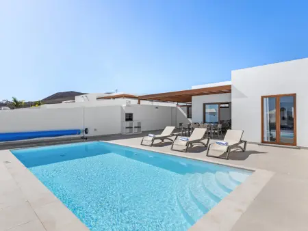Villa 4 chambres Playa Blanca, piscine chauffée privée : photo 21