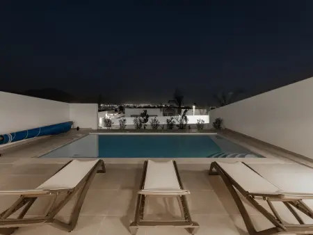 Villa 4 chambres Playa Blanca, piscine chauffée privée : photo 27