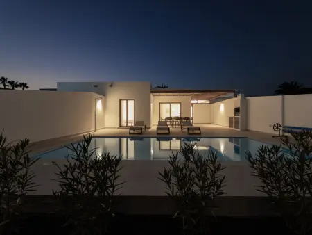 Villa 4 chambres Playa Blanca, piscine chauffée privée : photo 29