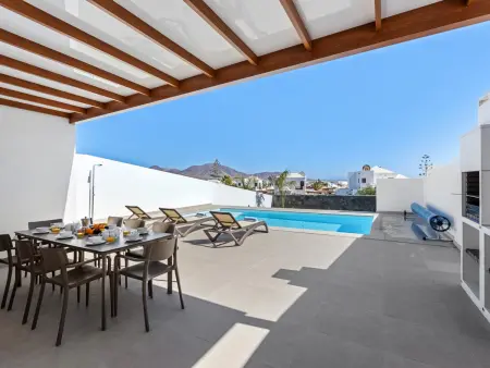 Villa 4 chambres Playa Blanca, piscine chauffée privée : photo 33