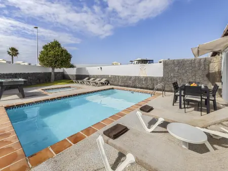 Villa Bezanilla à Playa Blanca - Piscine chauffée privée : photo 14