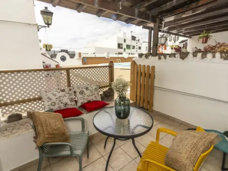 Location appartement à Puerto del Carmen, Appartement lumineux à Puerto del Carmen avec terrasse
