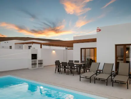Villa 5 chambres Playa Blanca, piscine chauffée privée : photo 13