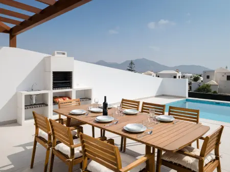 Villa 4 chambres avec piscine chauffée à Playa Blanca : photo 4
