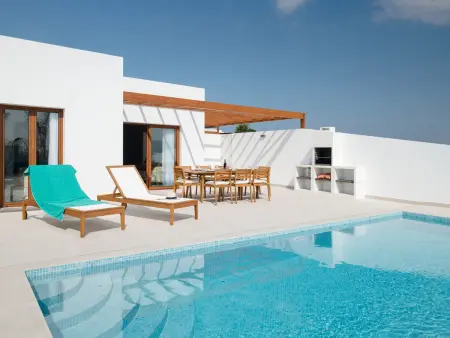 Villa 4 chambres avec piscine chauffée à Playa Blanca : photo 24