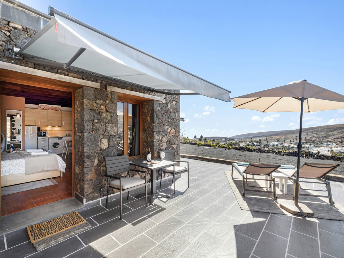 Finca La Molina: Maison 1 chambre avec terrasse et piscine à Haría - Photo 1
