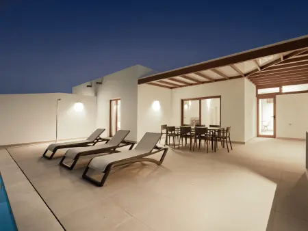 Villa 4 chambres Playa Blanca, piscine chauffée privée : photo 28