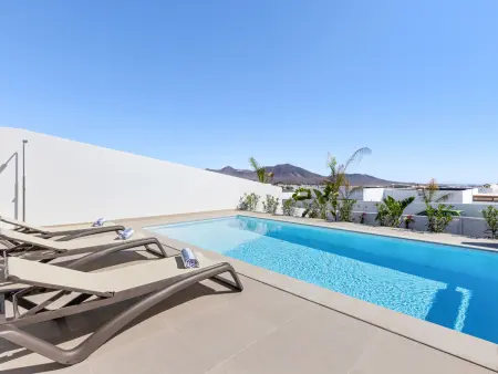 Villa 4 chambres Playa Blanca, piscine chauffée privée : photo 35