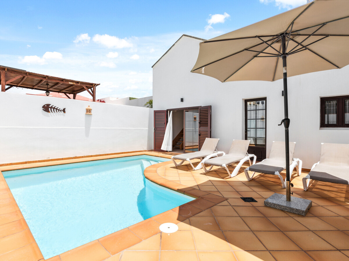 Villa Rosa à Arrecife : 3 chambres, piscine privée - Photo 1