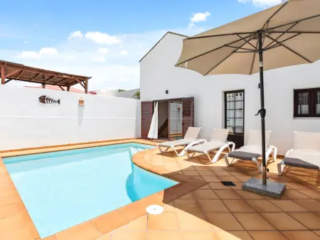 Location villa à Arrecife, Villa Rosa à Lanzarote - Détente avec piscine privée et parking