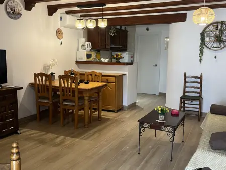 Villa à Denia pour 3 personnes avec piscine commune, à 200m de la plage : photo 9