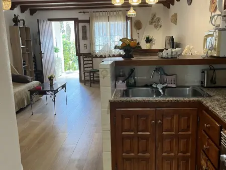 Villa à Denia pour 3 personnes avec piscine commune, à 200m de la plage : photo 14