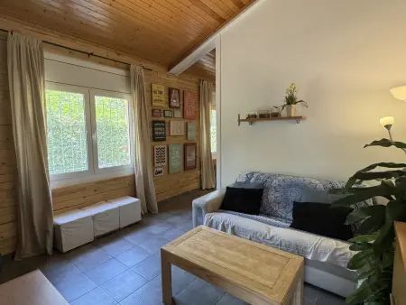 Maison mitoyenne à Mas Pinell avec piscine, jardin, parking privé et proche plage - 8 pers - Photo 15